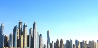 Residency by Property: How to Secure Residence Through Real Estate in the UAE, Turkey, and Cambodia High-rise towers of the Dubai Marina skyline seen across the water under a clear sky