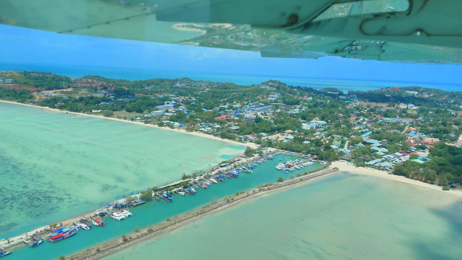 Koh Samui's north coast, minutes from landing