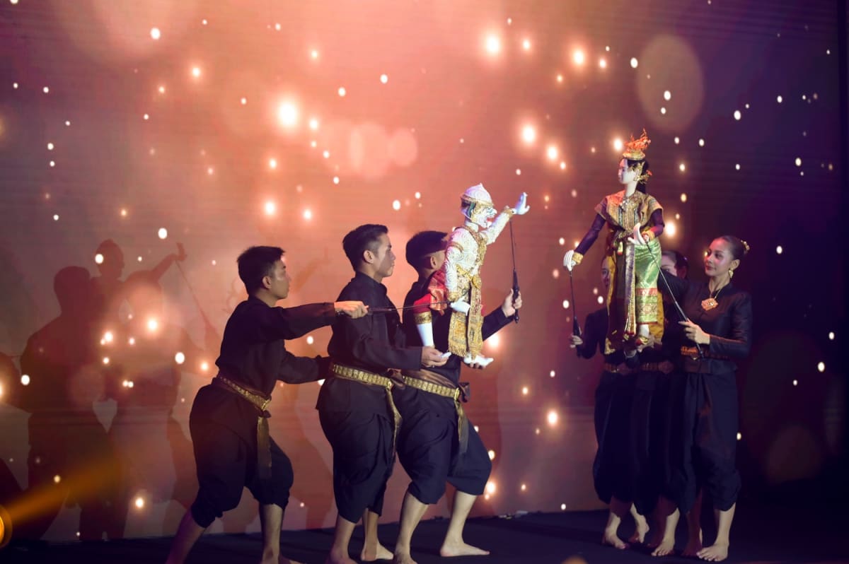 Thai cultural performers on stage at the Thailand Real Estate Agent Awards 2026, Park Hyatt Bangkok